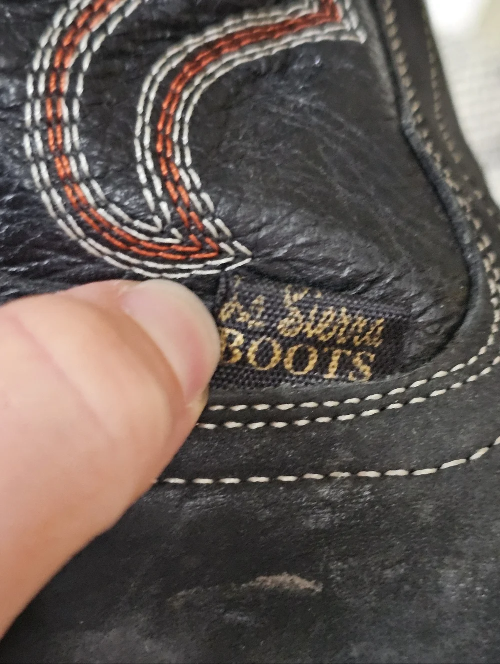 La Sierra Men's Nobuck Square Toe Rubber Sole Boot Black - Picture 5 of 11